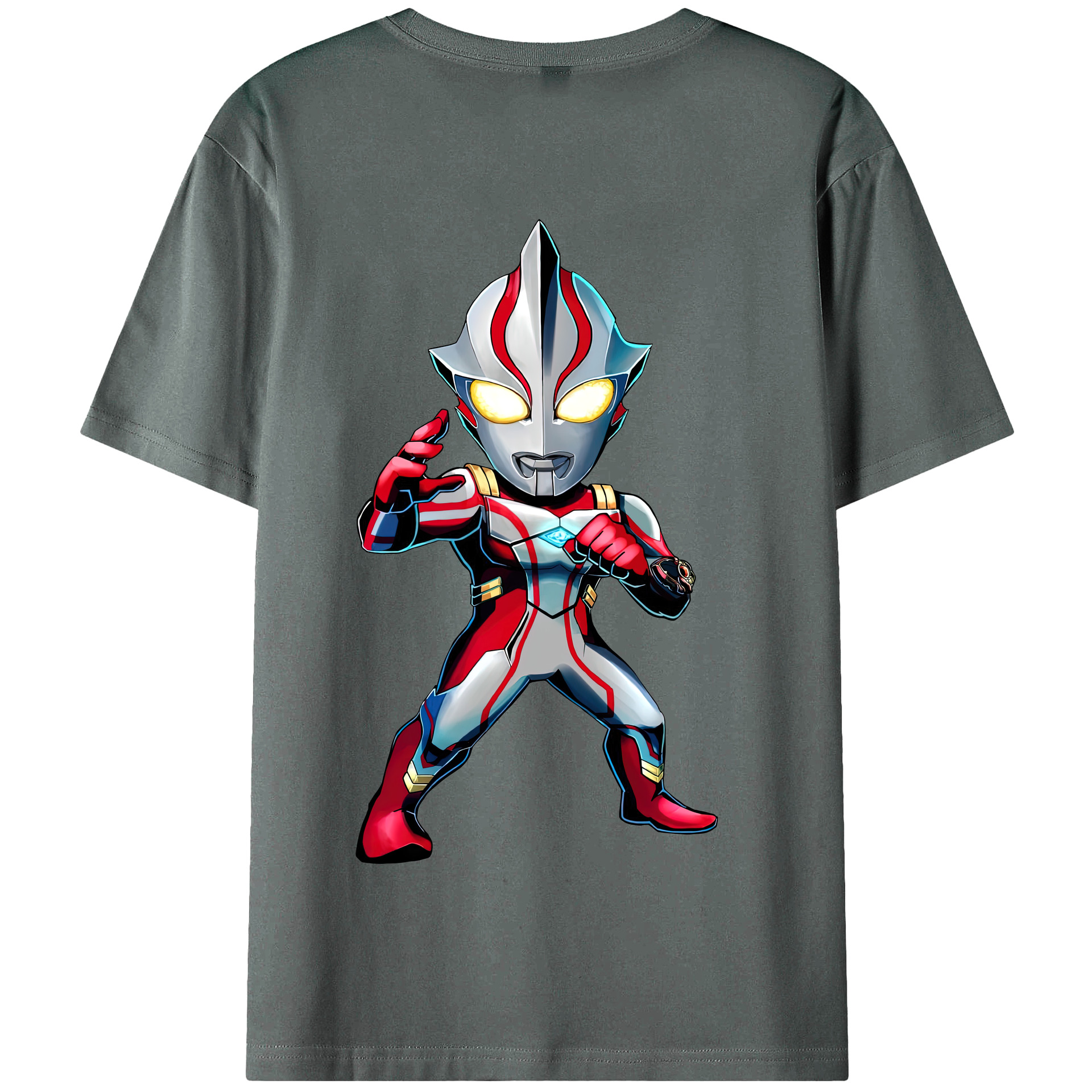 （画像用） ウルトラマン Ultraman 綿100％半袖Tシャツ（背面プリント）